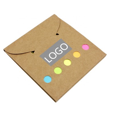 Kraft cover  mini  pad /Memo pads/ Removable bookmark /customized logo /MOQ 50 pcs custom sticky notes