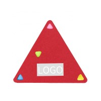 Triangle  mini sticky notes pad /Memo pads / Removable bookmark /customized logo /MOQ 50 pcs