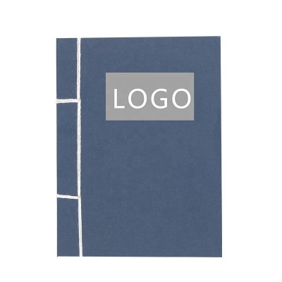 A6 Handmade thread-bound  notebook /customized logo/ MOQ 10 pcs/ business gift/ wholesale