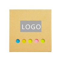 Kraft cover  pad /Memo pads / Removable bookmark /customized logo /MOQ 50 pcs custom sticky notes